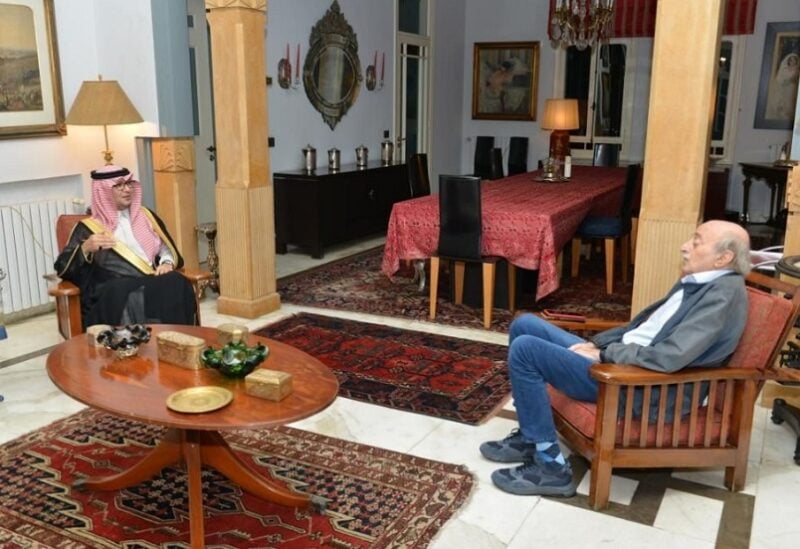 جنبلاط والسفير السعودي في لبنان وليد البخاري