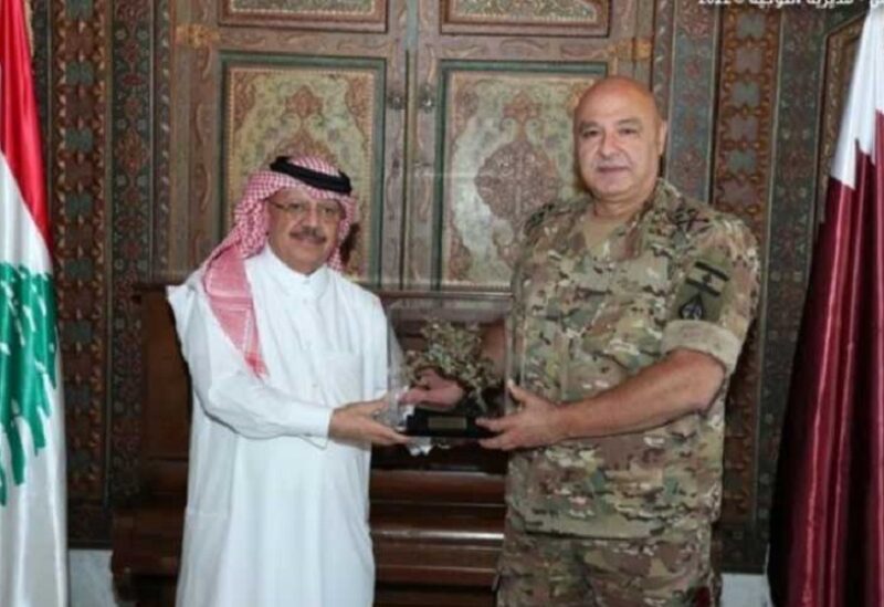 جوزيف عون والسفير القطري في لبنان