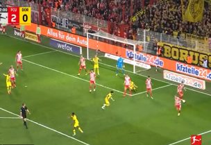 من مباراة أونيون وبروسيا دورتموند