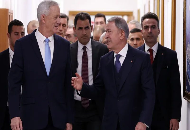وزيرا دفاع تركيا وإسرائيل