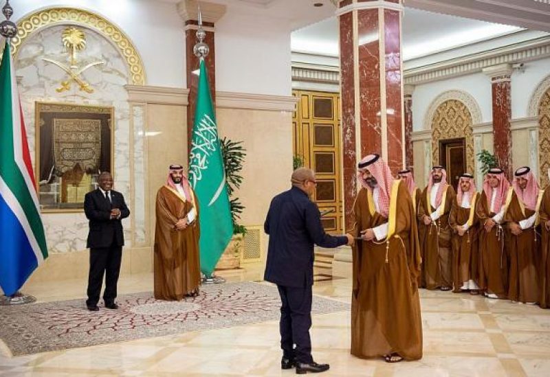 جانب من توقيع مذكرات التفاهم بين السعودية وجنوب أفريقيا