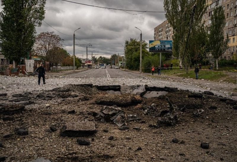 قصف روسي على البنية التحتية بأوكرانيا
