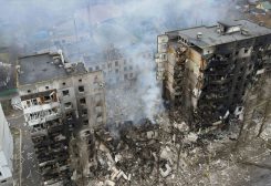 آثار الدمار في أوكرانيا جراء الغزو الروسي
