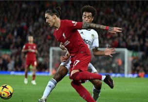 من مباراة ليفربول أمام ضيفه ليدز