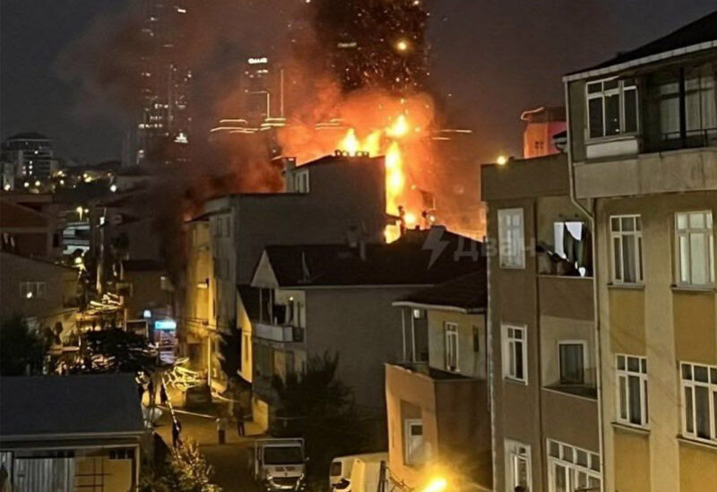 انفجار ضخم في مدينة اسطنبول