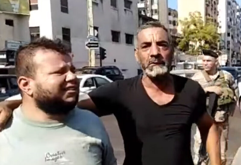 اعتصام أهل نزيهة المصري في صيدا