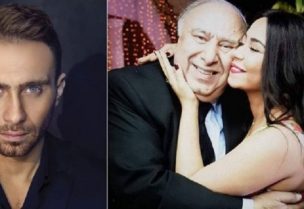 شيرين وحسين وابنه حسام حبيب
