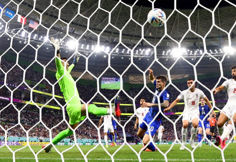 هدف المنتخب الأمريكي في مرمى إيران