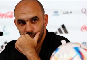 مدرب المنتخب المغربي وليد الركراكي
