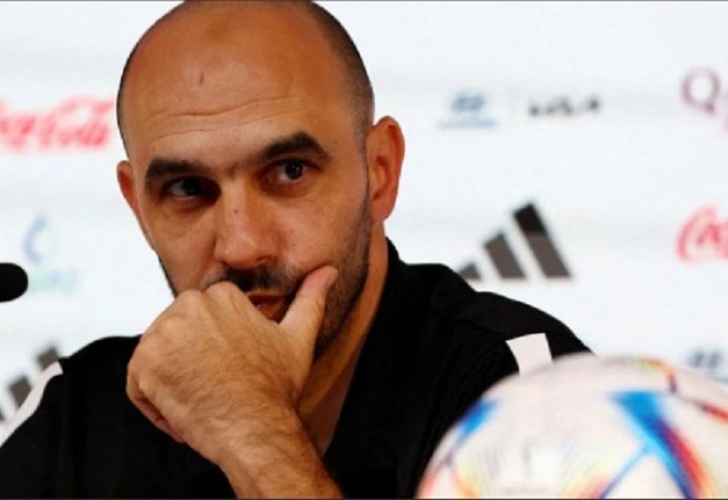 مدرب المنتخب المغربي وليد الركراكي