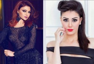 الفنانة المصرية غادة عبد الرازق والنجمة هيفاء وهبي