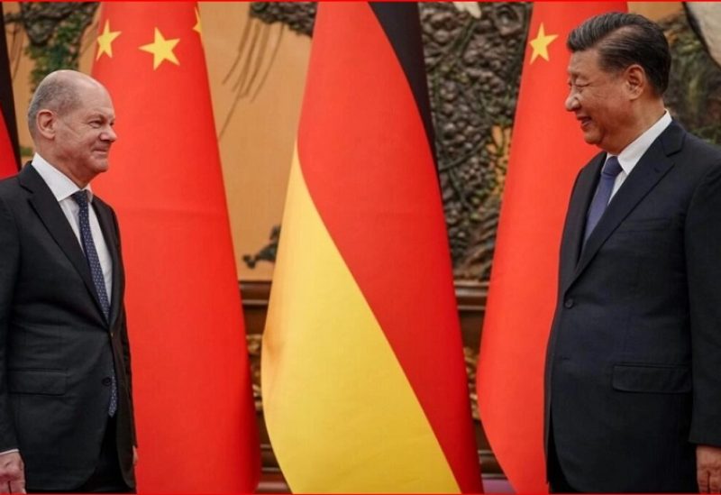 الرئيس الصيني يرحّب بالمستشار الألماني