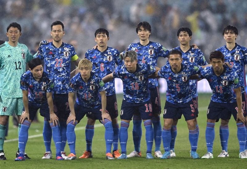 لاعبو المنتخب الياباني