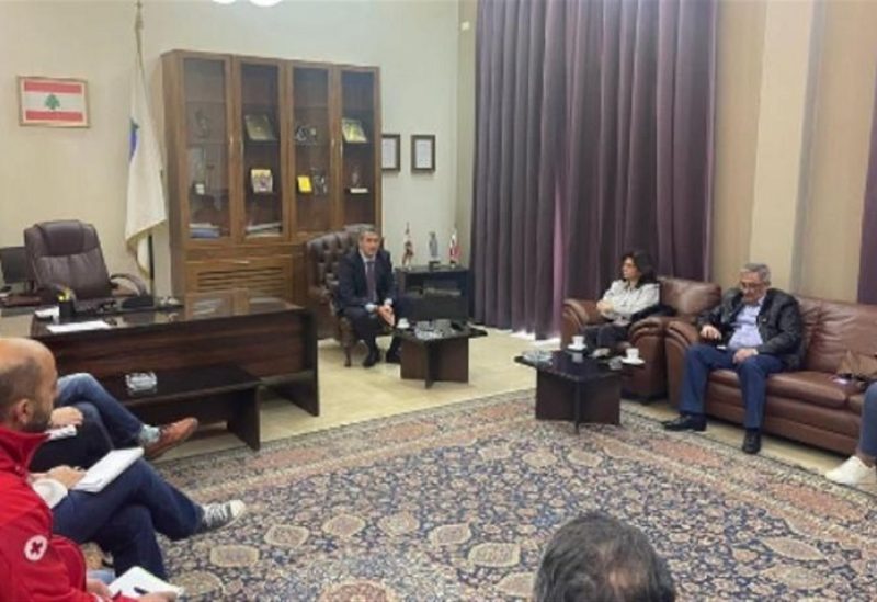 خلال اجتماع لجنة إدارة مخاطر الكوارث والأزمات في محافظة البقاع