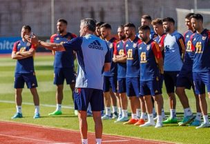 من تدريبات منتخب أسبانيا