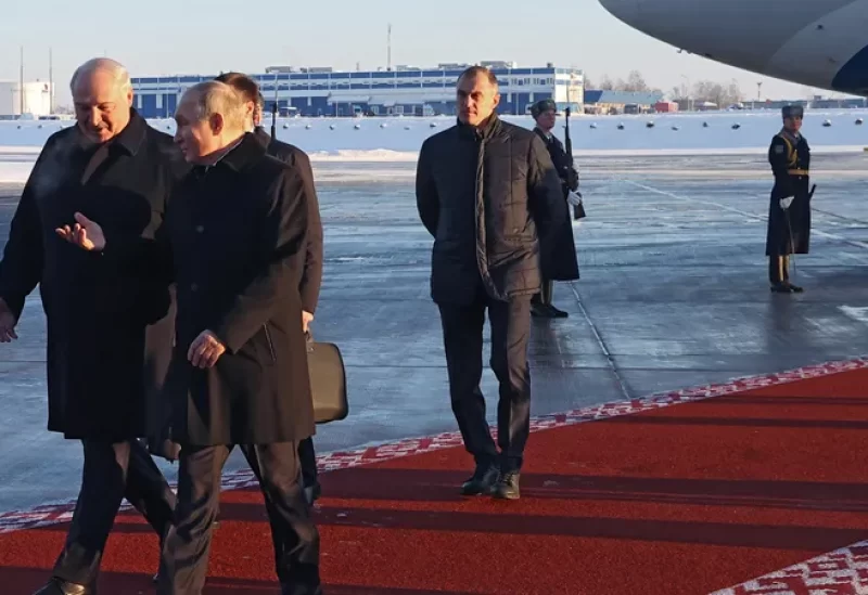 زيارة بوتين إلى بيلاروسيا