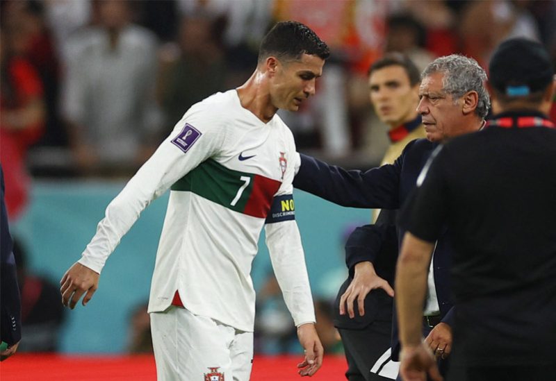 فرناندو سانتوس مدرب البرتغال وكريستيانو رونالدو