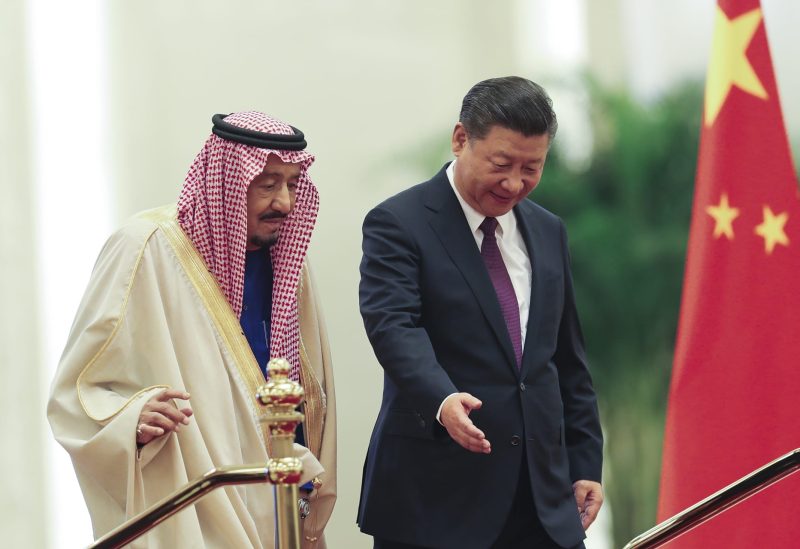 الرئيس الصيني والملك سلمان