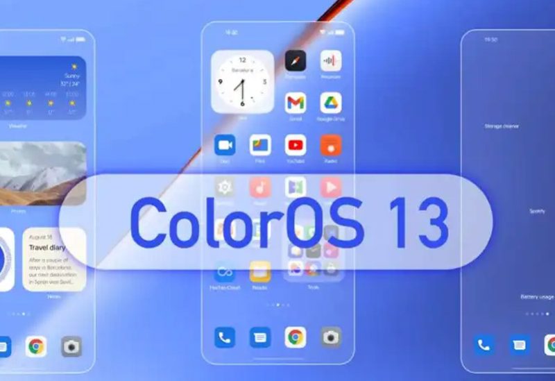 نظام تشغيل ColorOS 13