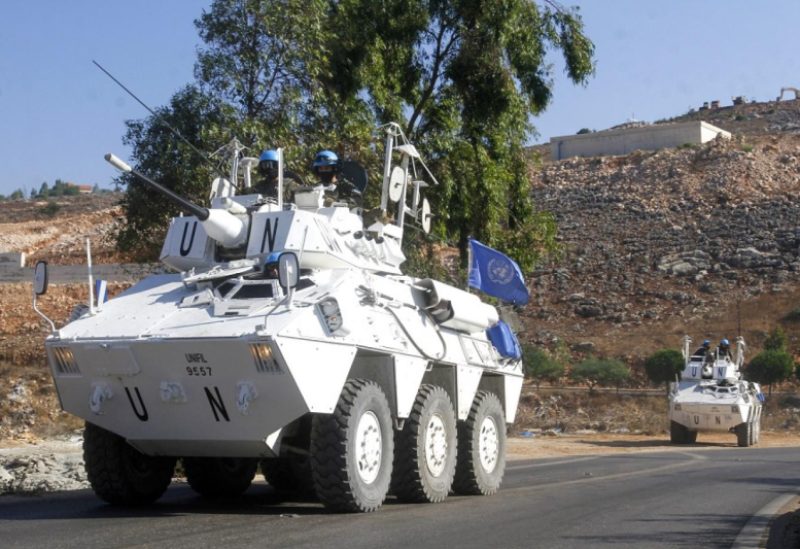 آلية تابعة لقوات اليونيفيل في جنوب لبنان