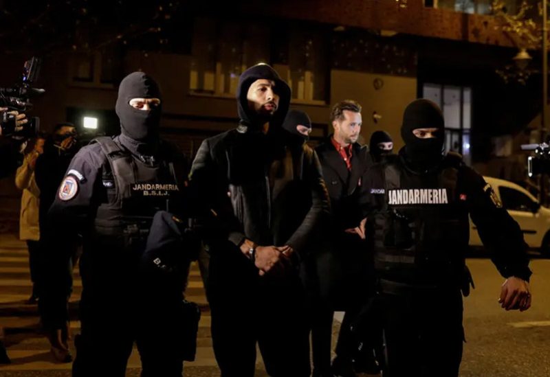 الشرطة الرومانية تعتقل "أندرو تيت"