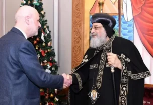 وزير الداخلية والبابا تواضروس الثاني