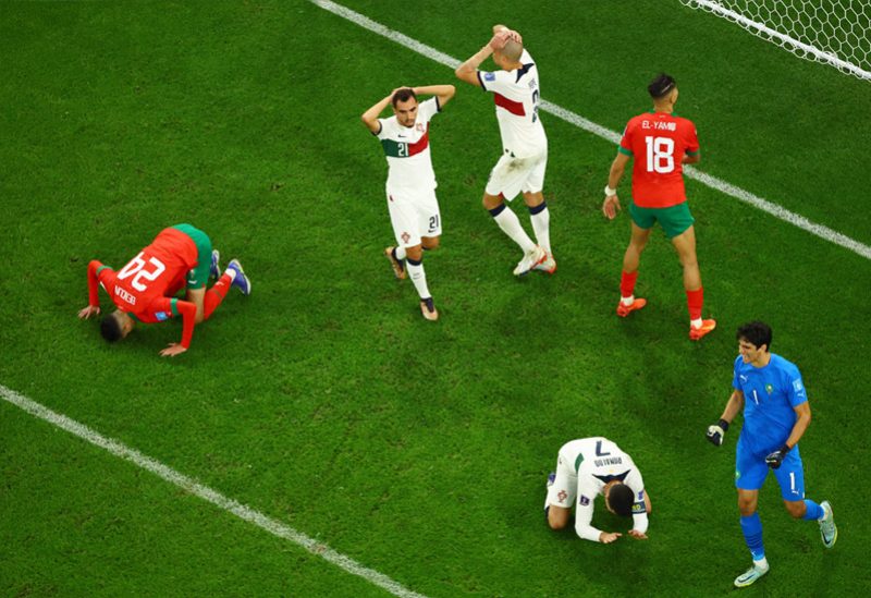 المغرب يتغلب على البرتغال ويتأهل لنصف نهائي كأس العالم