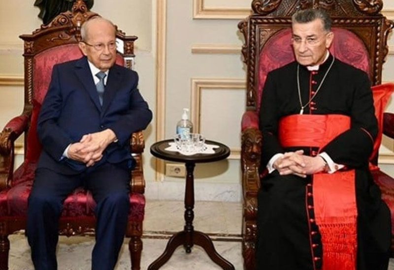 البطريرك الراعي ورئيس الجمهورية السابق ميشال عون