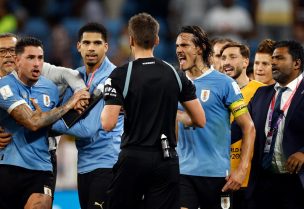 لاعبو منتخب الأوروغواي