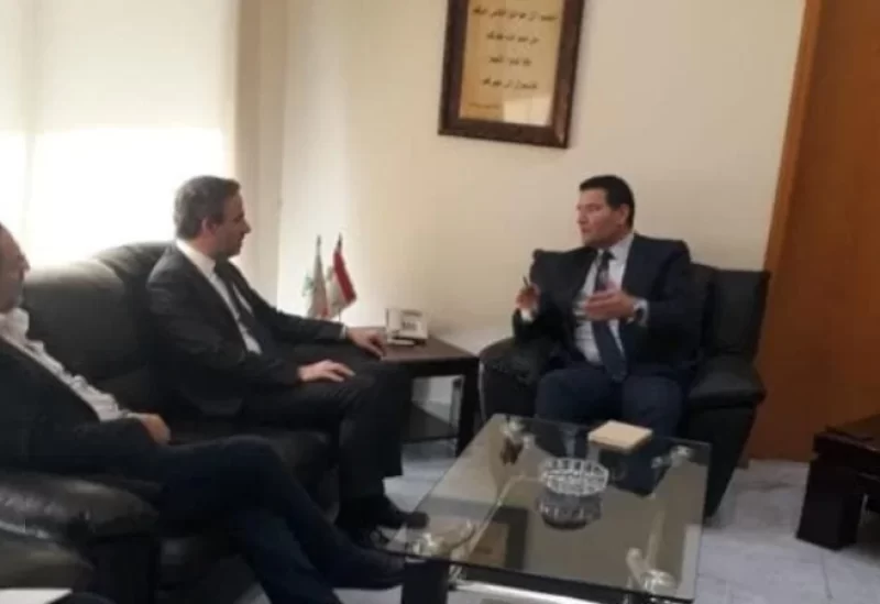 وزير الزراعة في حكومة تصريف الأعمال عباس الحاج حسن والنائب ميشال معوض