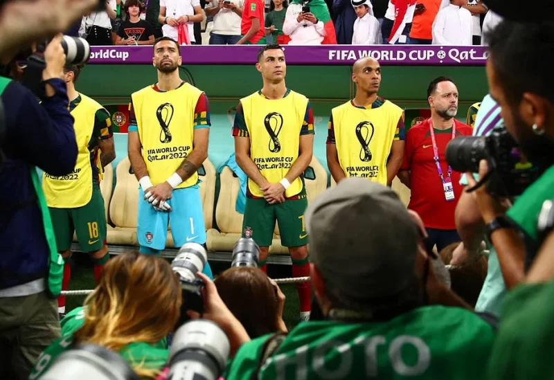 رونالدو على مقاعد البدلاء