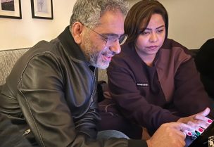 الفنانة شيرين عبد الوهاب برفقة فضل شاكر