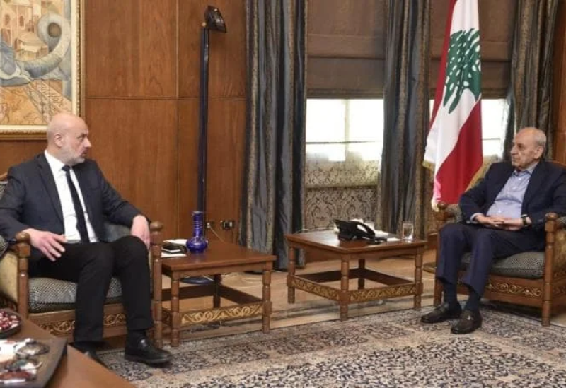 رئيس مجلس النواب نبيه بري والوزير بسام مولوي