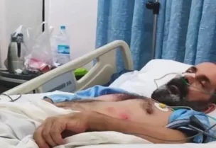 محمد حاجي رسول بور في المستشفى