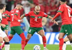 لاعبو المنتخب المغربي