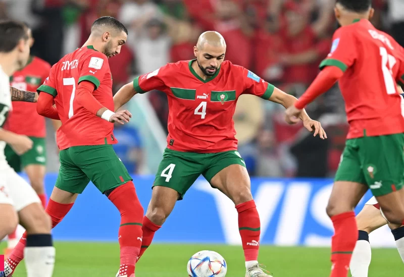 لاعبو المنتخب المغربي