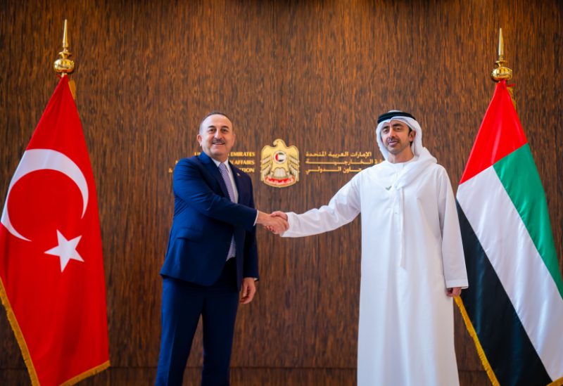 وزير الخارجية الإماراتي ونظيره التركي - أرشيفية