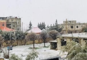 الثلوج تتساقط في بعلبك – الهرمل