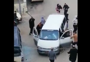 إشكال بين سائقي فانات في جبل أكروم