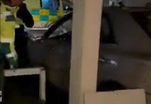 السيارة التي اقتحمت منزل العائلة اللبنانية
