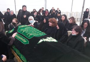 تشييع الرئيس حسين الحسيني