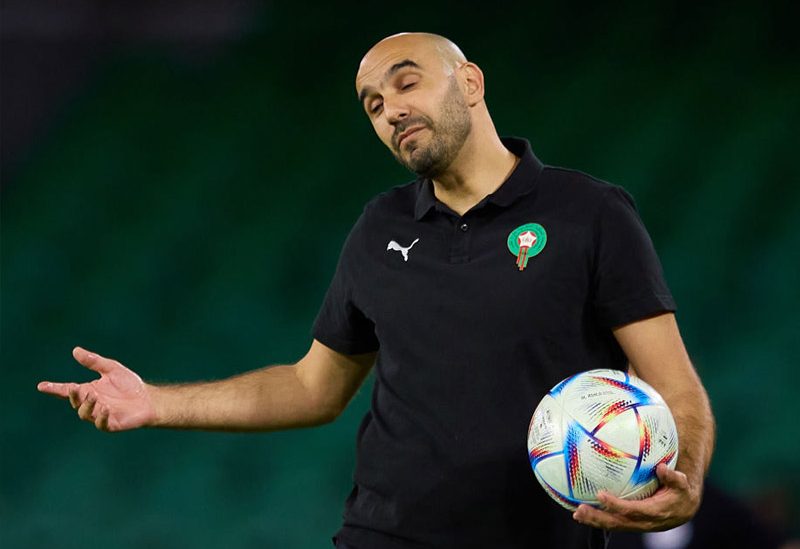 مدرب منتخب المغرب وليد الركراكي