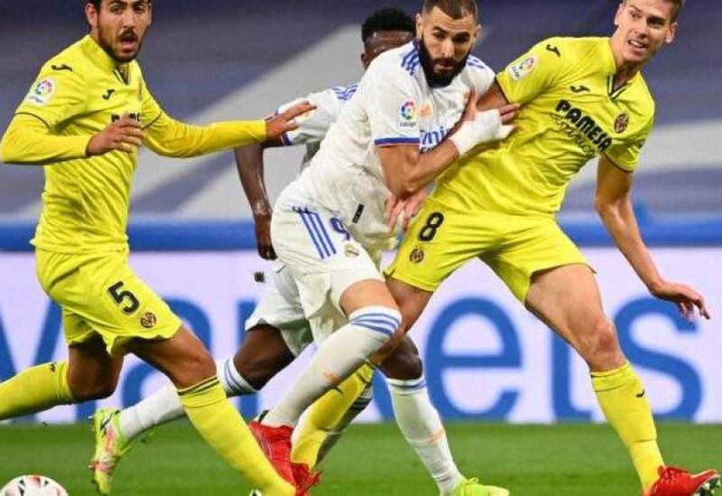 من مباراة فياريال وريال مدريد