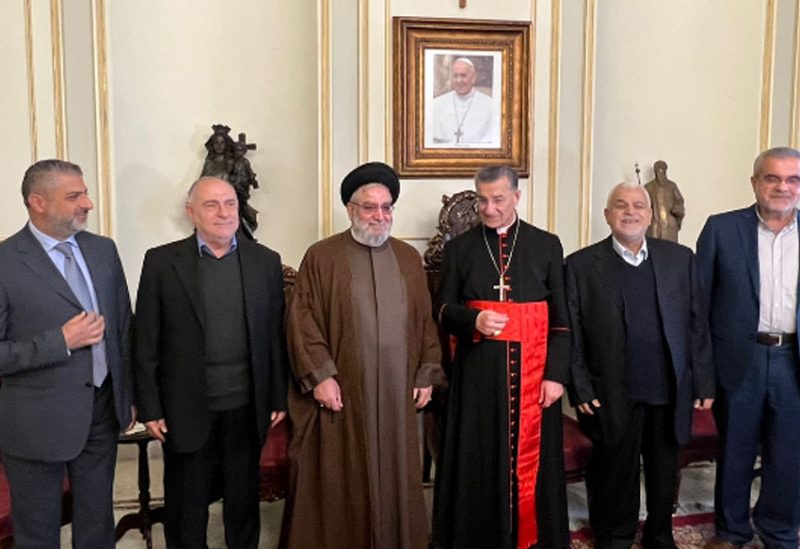 وفد من حزب الله في بكركي