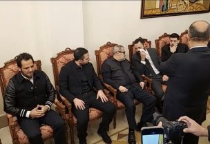 جورج وسوف يتقبل التعازي برحيل نجله