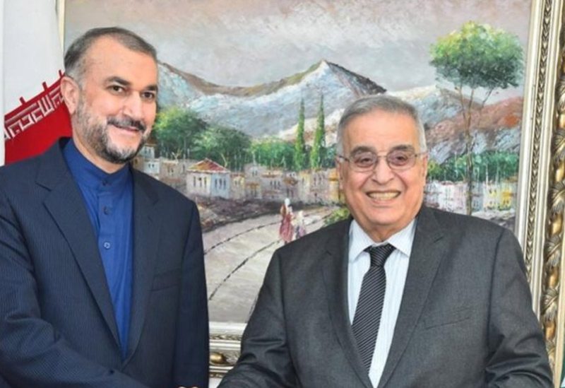 وزيرا خارجية لبنان وإيران