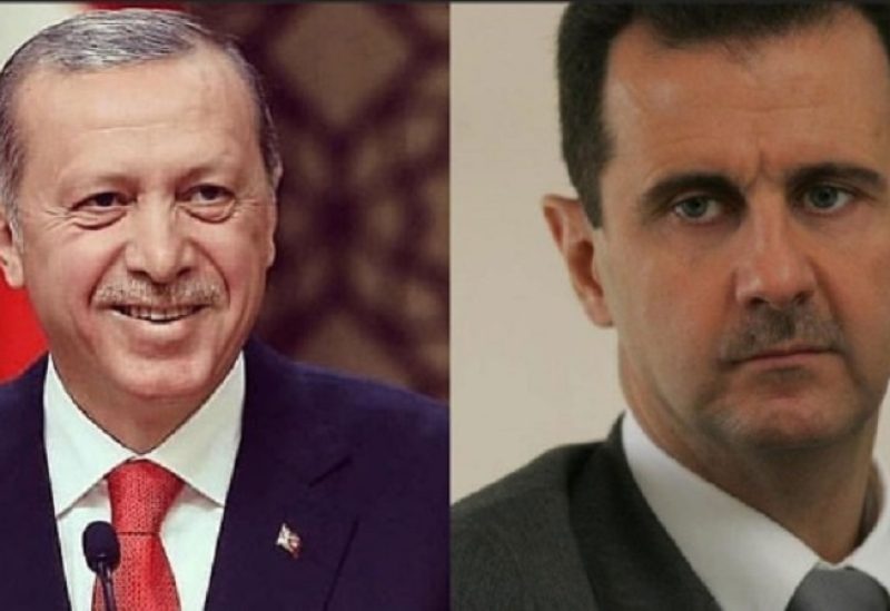 الرئيس التركي ونظيرة السوري