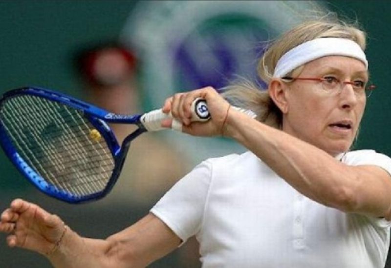 لاعبة التنس الأولى عالميا سابقا مارتينا نافراتيلوفا