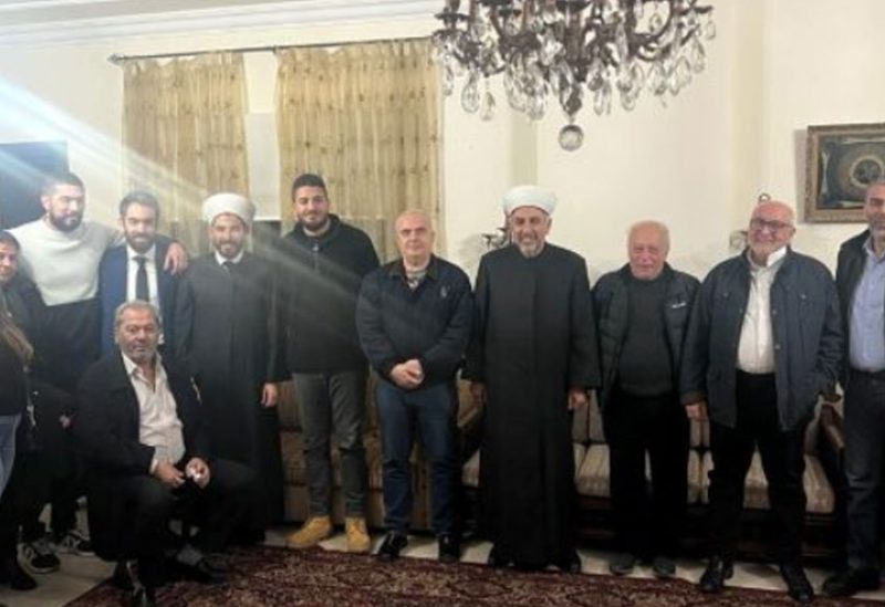 مفتي جبيل مع أهالي ضحايا المرفأ