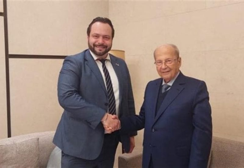 عون والنائب الأوروبي فابيو ماسيمو كاستالدو